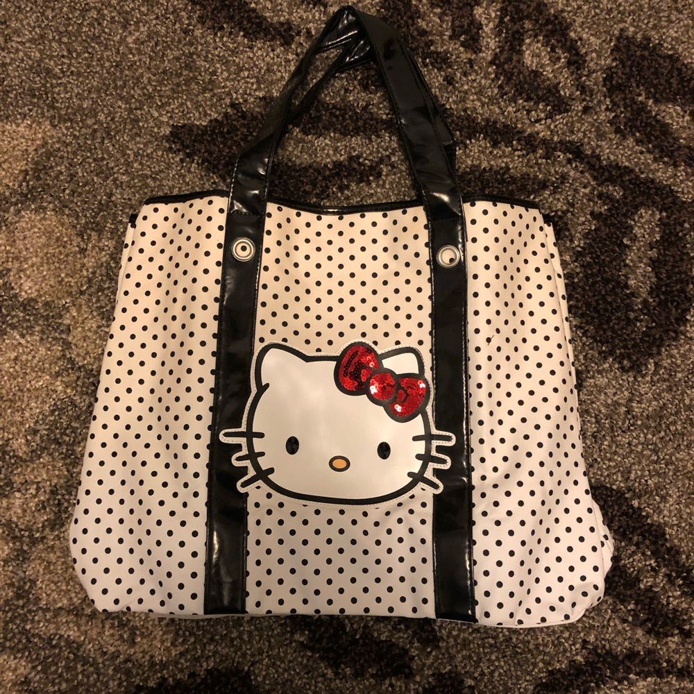 Avon x Sanrio collab polka Kitty SEQUINS